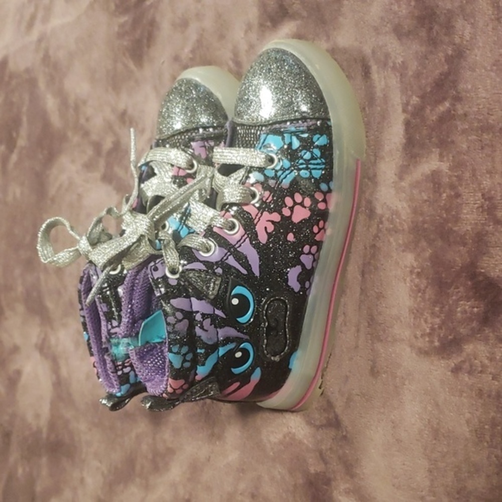 Athletic Works light up Sneakers with zip on the side